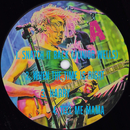 Ralph de Jongh Trio LP Live at the Theatre side A